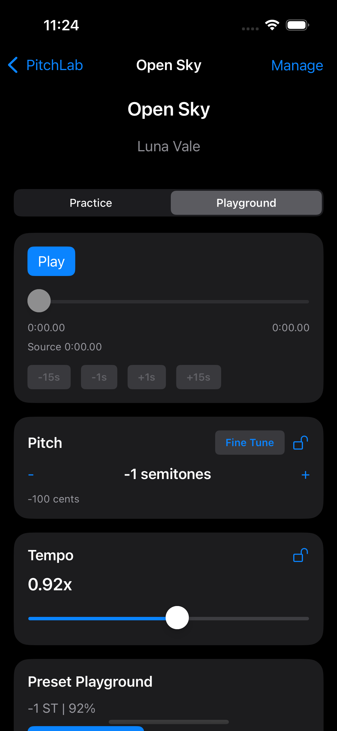 Playground in action